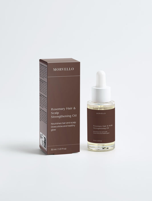 Rosemary Hair & Scalp Strengthening Oil - MORVELLO