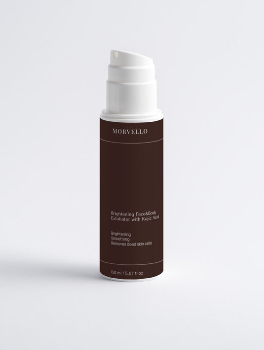 Brightening Face&Body Exfoliator with Kojic Acid - MORVELLO