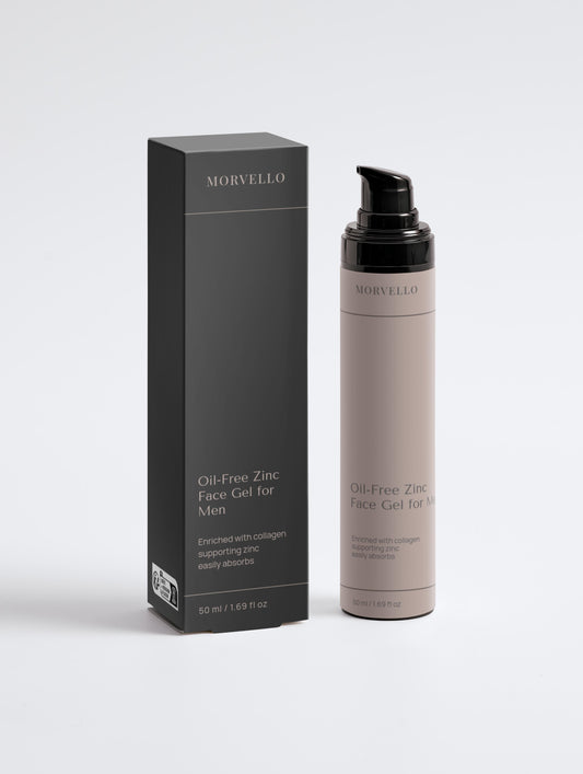 Ölfreies Zink-Gesichtsgel für Männer - MORVELLO